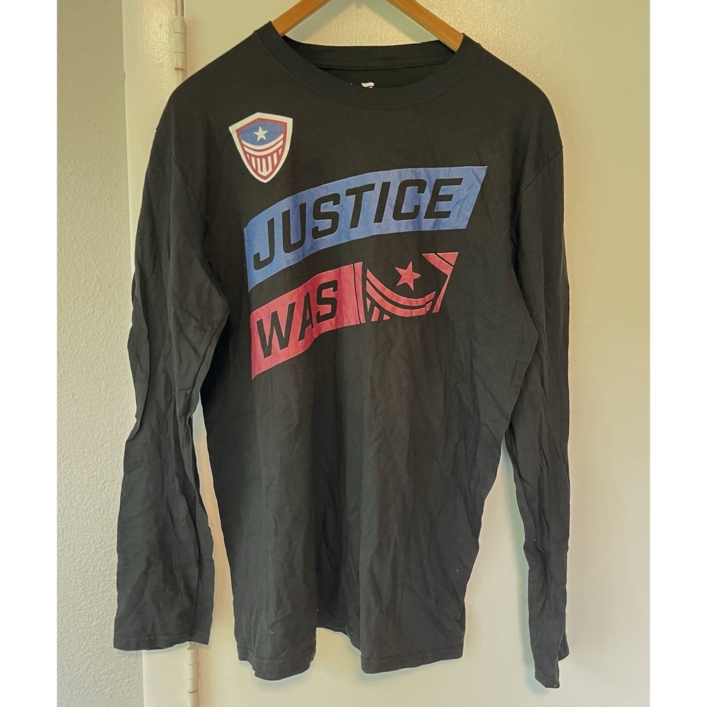 Overwatch League Washington Justice eSports Men's Black T Shirt‎ L/S Large NWOT - Picture 3 of 8